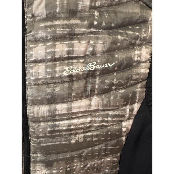 Eddie Bauer First Ascent Down Vest Womens M Grey Storm Down 800 Outdoor Hiking - Picture 3 of 10